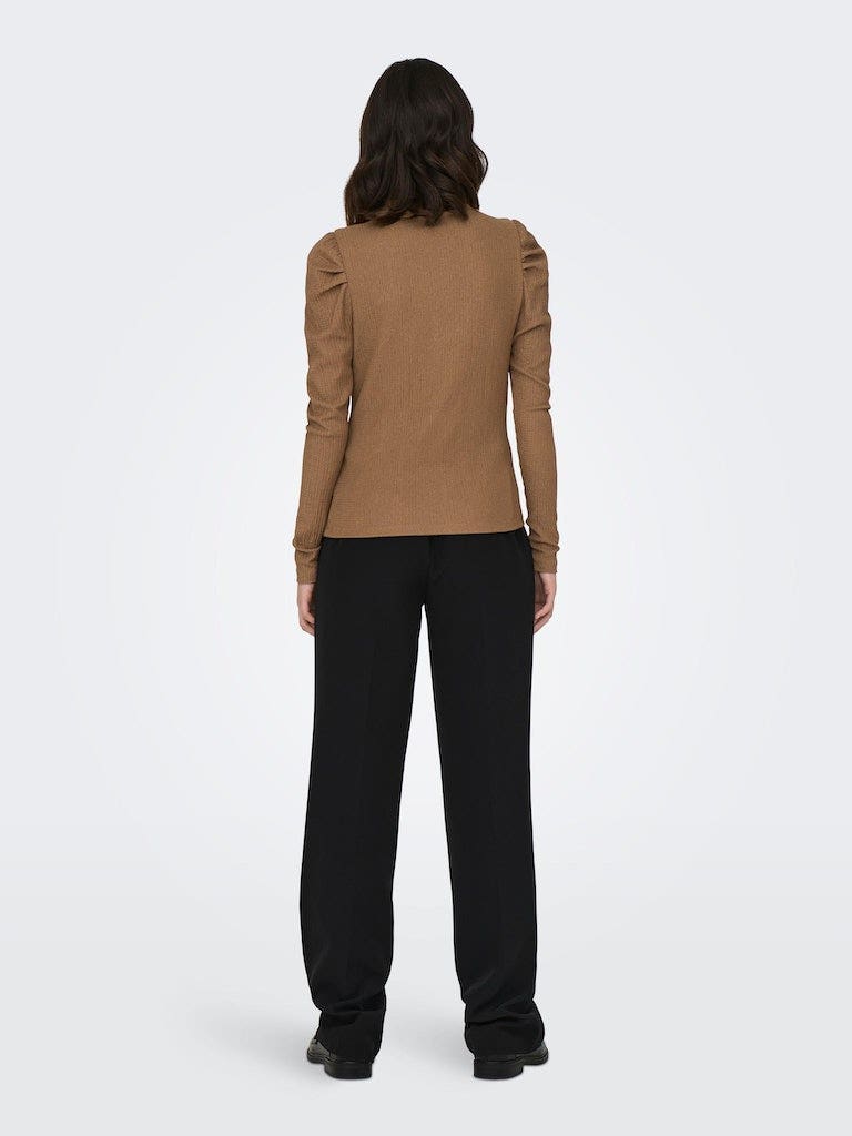 ONLY  Talia L/S Highneck Puff Top