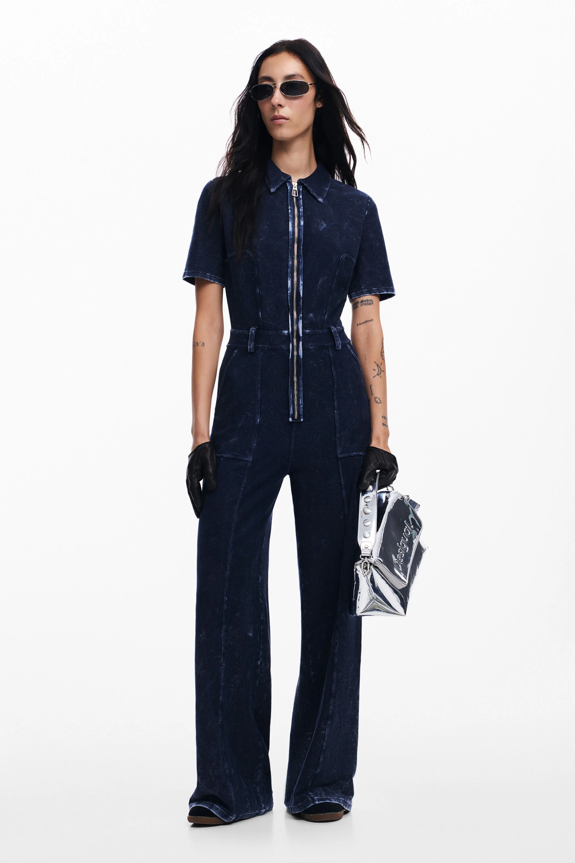 Mono denim efeito