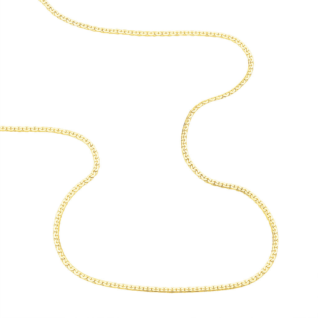 Collier Elisaveta Maille Haricot Or Jaune