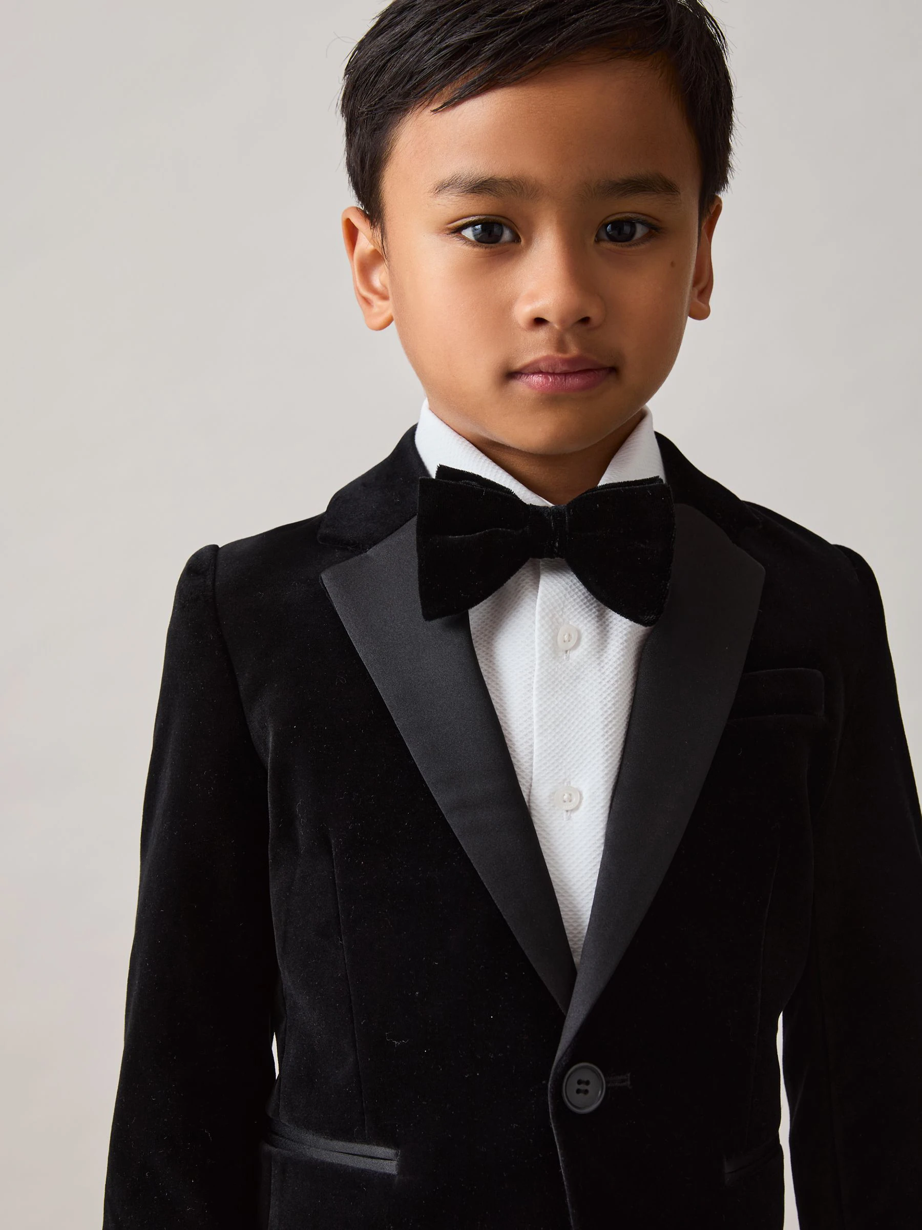 Reiss Ace Single-Breasted Velvet Blazer