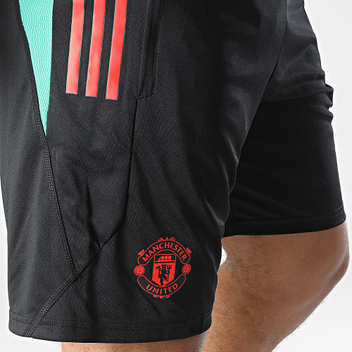 Short Jogging A Bandes Manchester United IA7285 Noir