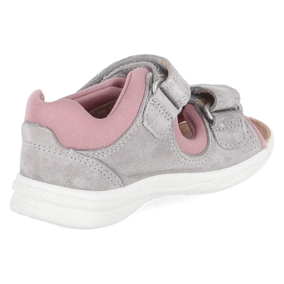 SuperfitSandalen POLLY - HELLGRAU/ROSA