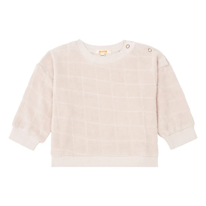 GOLD, Olalala Sweat Eponge Coton Bio Sil | Ecru