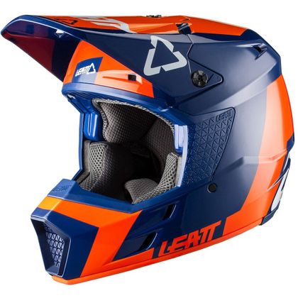 Casque cross Leatt GPX 3.5 - ORANGE V20.2 2023 - Orange / Bleu