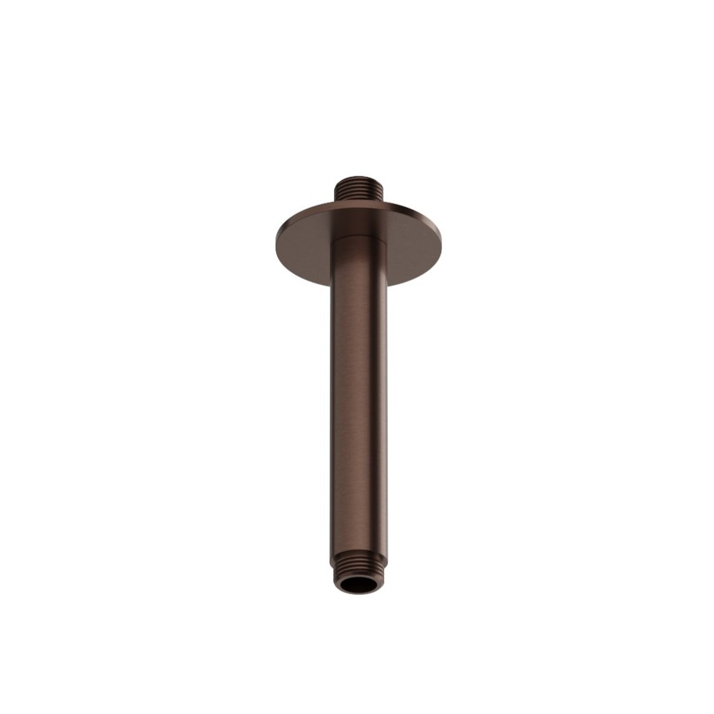 Hotbath ACE plafondarm 15cm koper geborsteld PVD