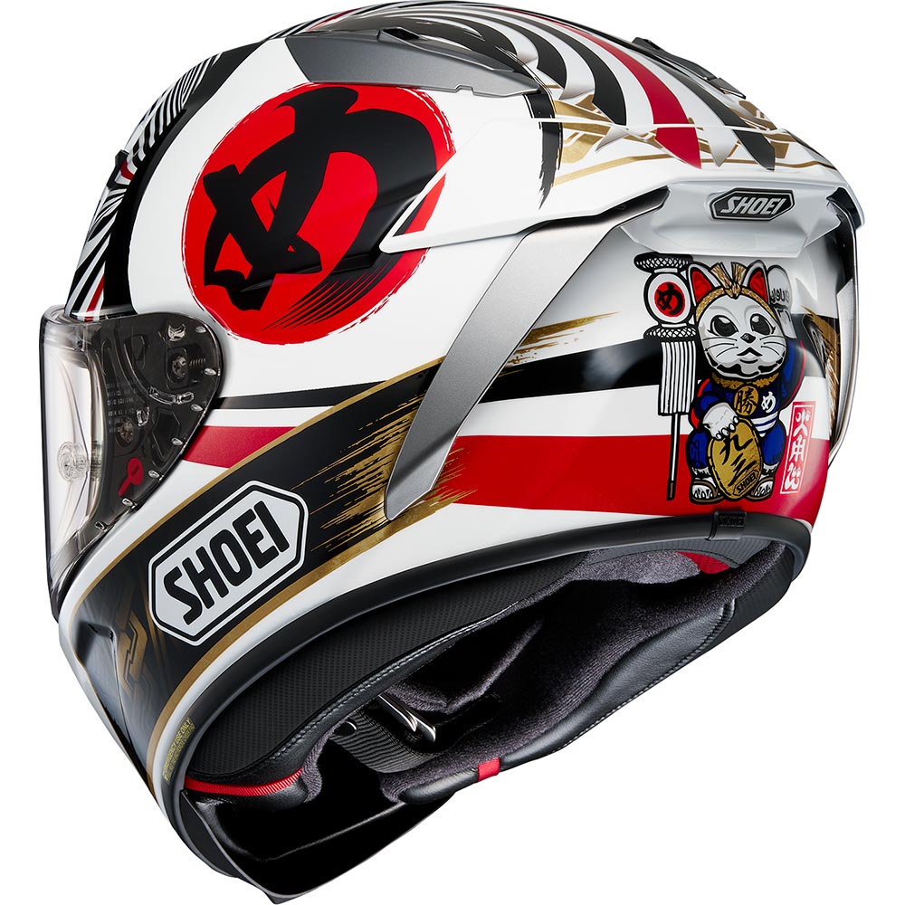 Shoei - Casque X-SPR Pro Marc Marquez Motegi TC-1 / Blanc / Noir / Or / Rouge