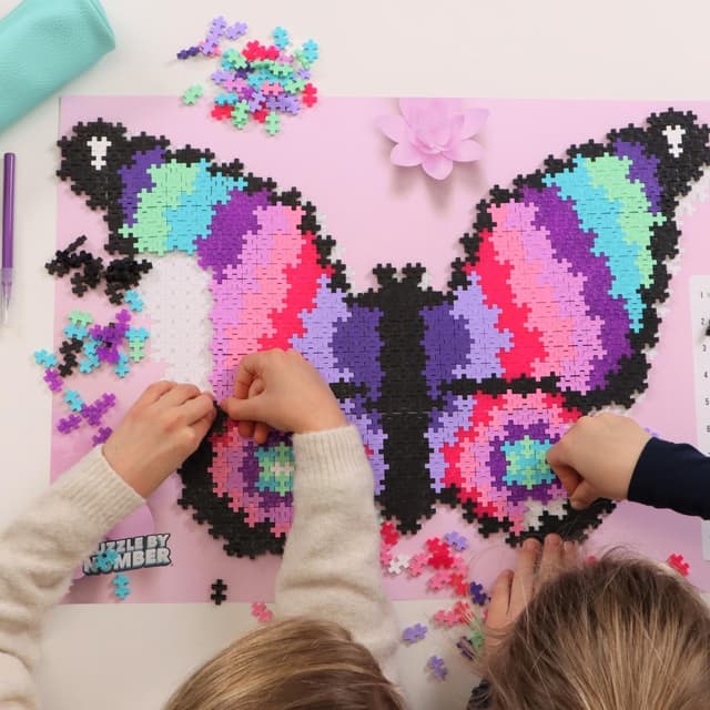 Plus Plus Puzzle By Number Butterfly 800
