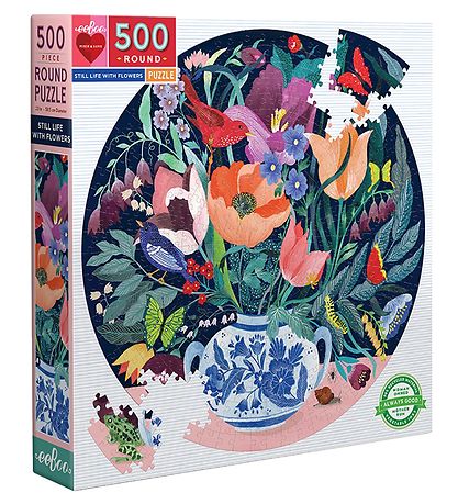 Eeboo Puzzlespiel - 500 Teile - Still Life With Flowers