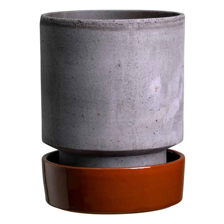 Bergs Potter Soucoupe pour pot Hoff glacée | Rouille