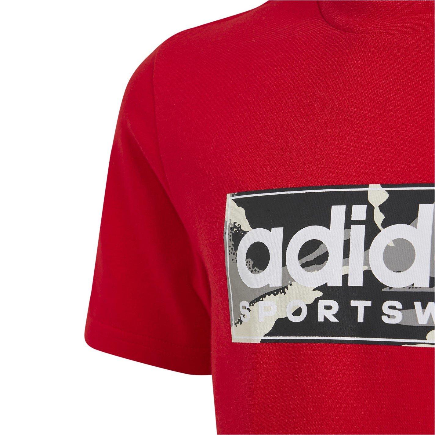 adidas Logo T Shirt Junior
