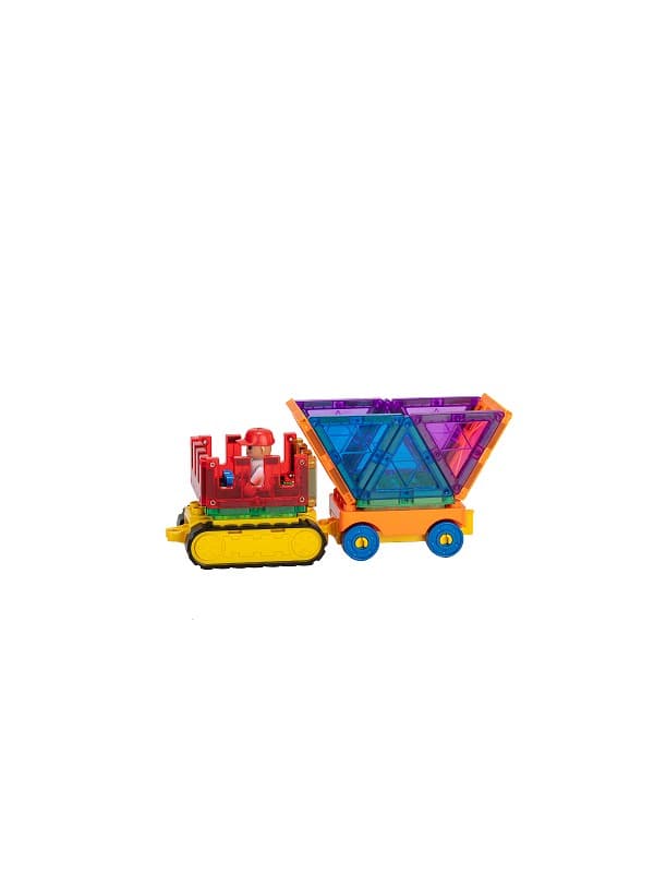Magnetic Tiles Byggeplass, 65 deler