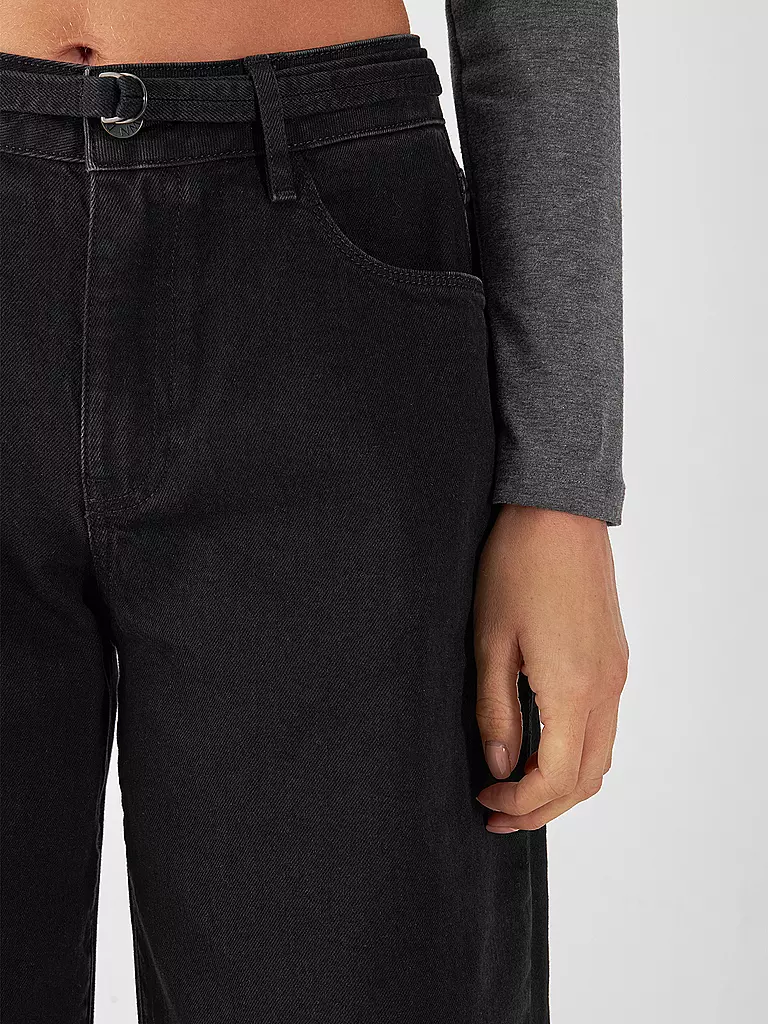 DAWN DENIM Jeans Wide Fit SUNNY schwarz
