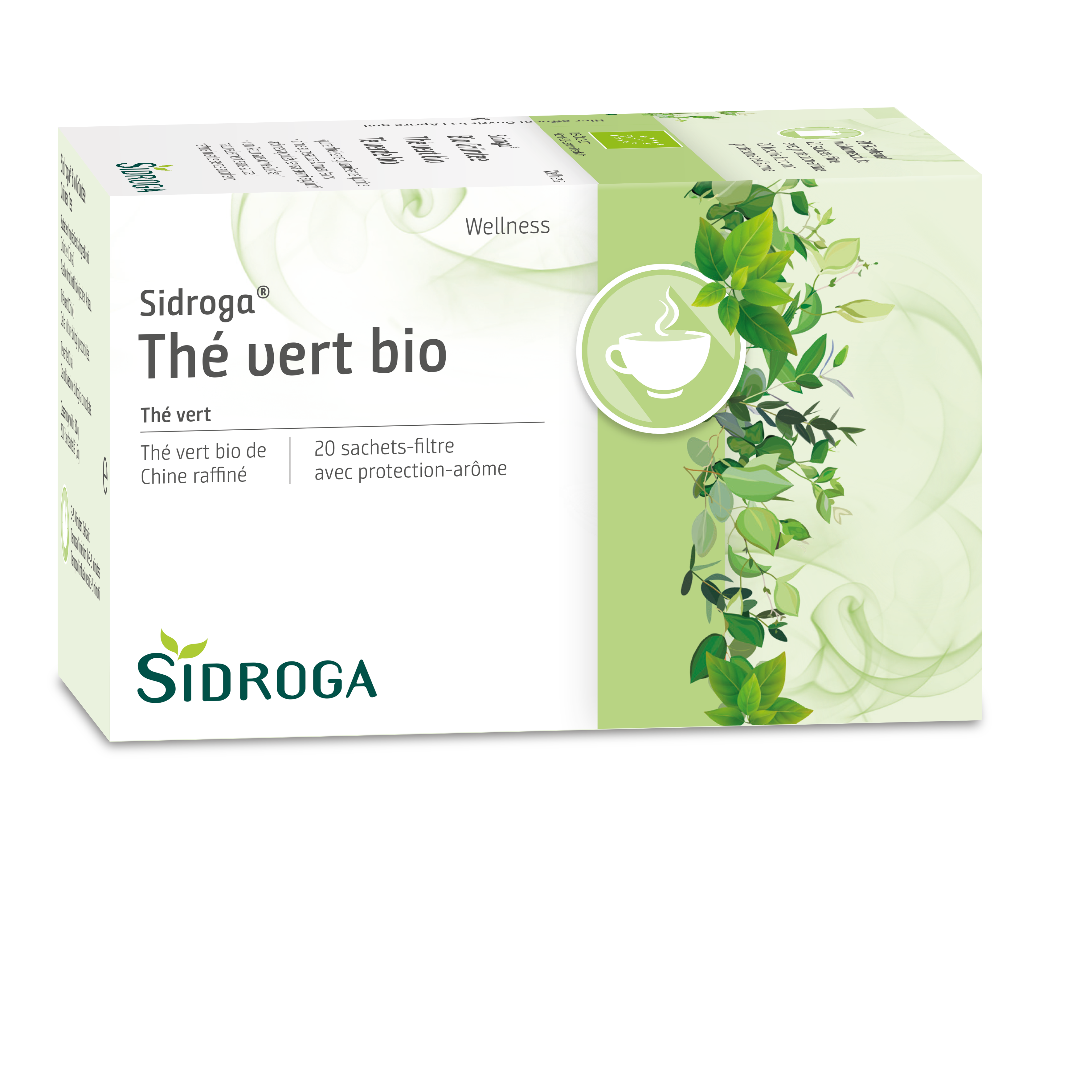 Sidroga Bio Grüntee<br>20 Stück, Beutel, TEES