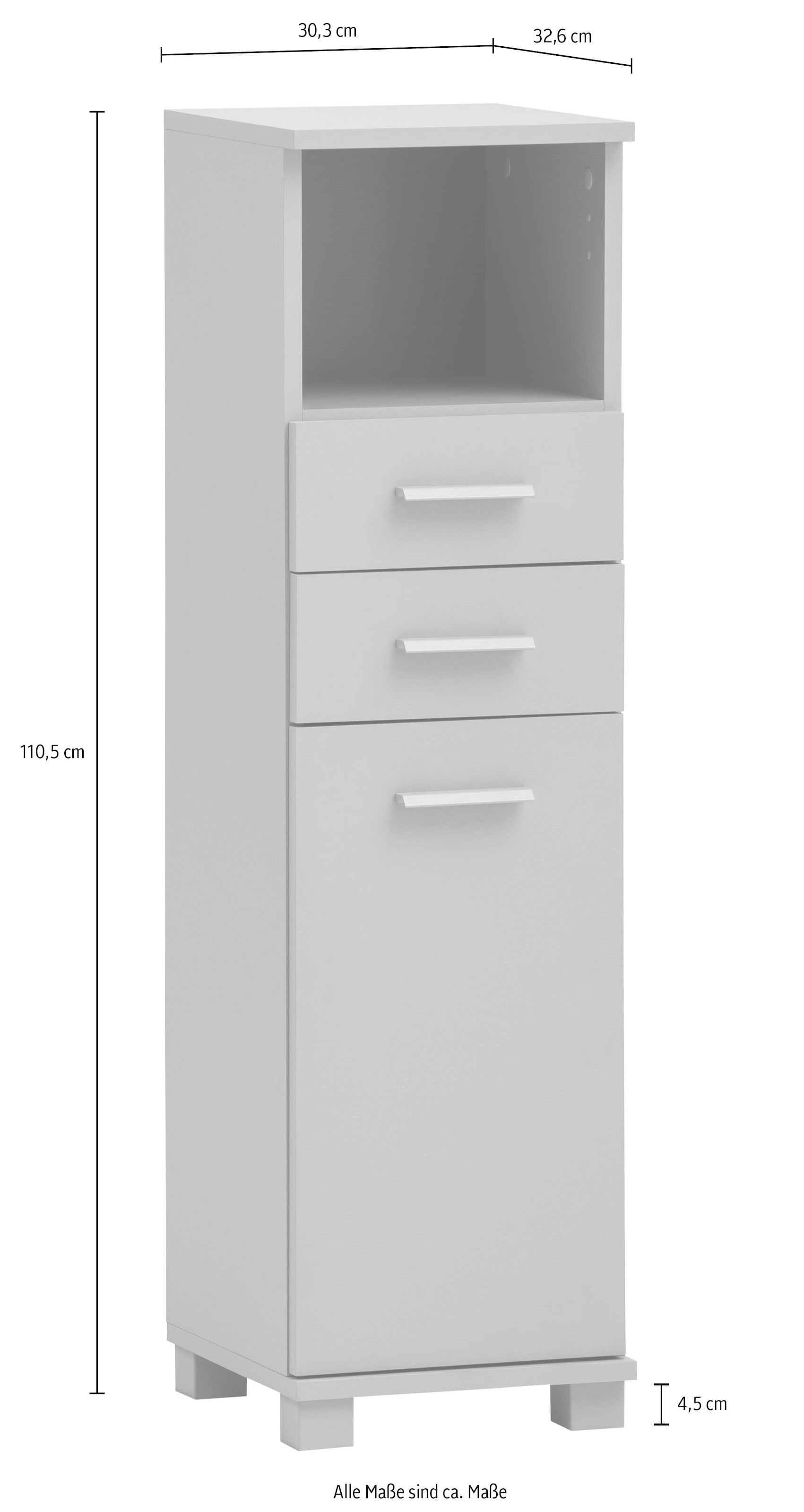 Schildmeyer Midischrank »Mono, in zwei Breiten verfügbar, mit Schubkästen und Ablagefach« Made in Germany