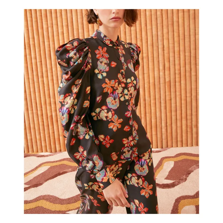 Ulla Johnson Blouse Dari Soie | Noir