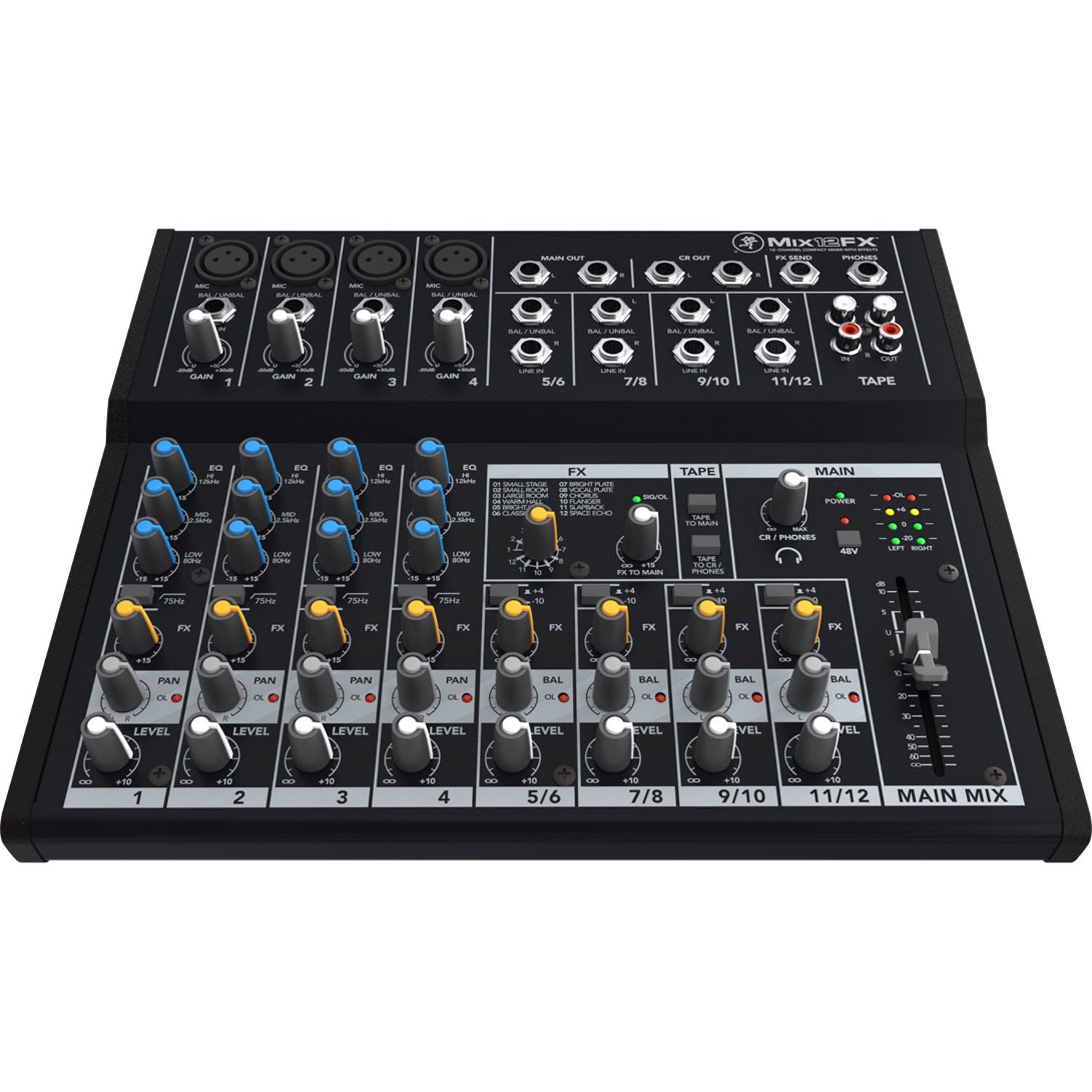 Mackie Mix12FX mengpaneel met effecten