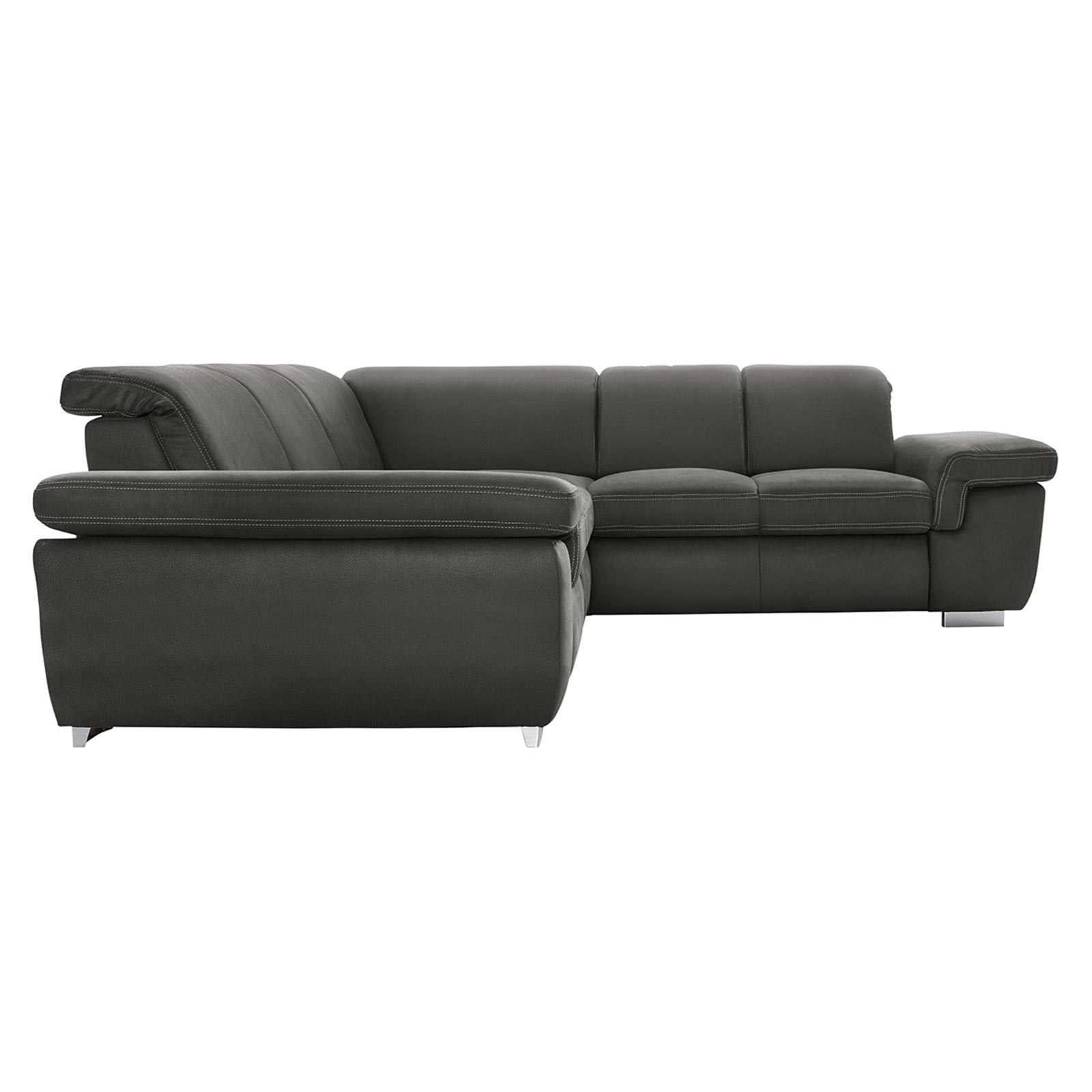 polsterpower Boxspringsofa - Holiday steel - Basismodell - rechts