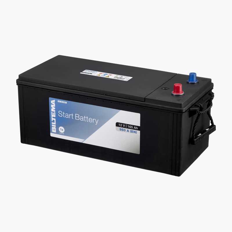 Startbatteri, 12 V, 165 Ah