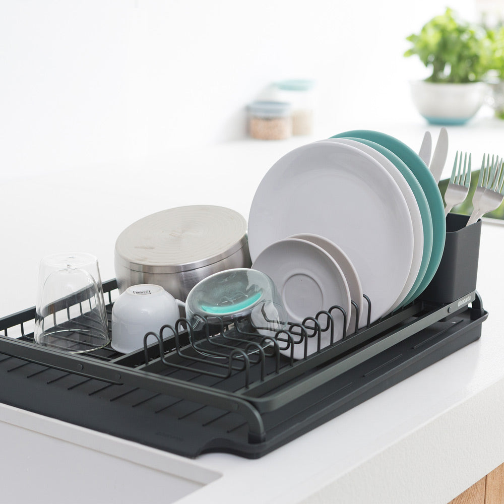 Egouttoir à vaisselle grand modèle gris foncé Brabantia