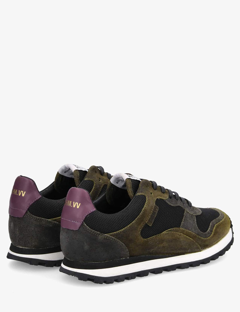 SCHMOOVE BASKETS TRAX RUNNER OLIVE NOIR