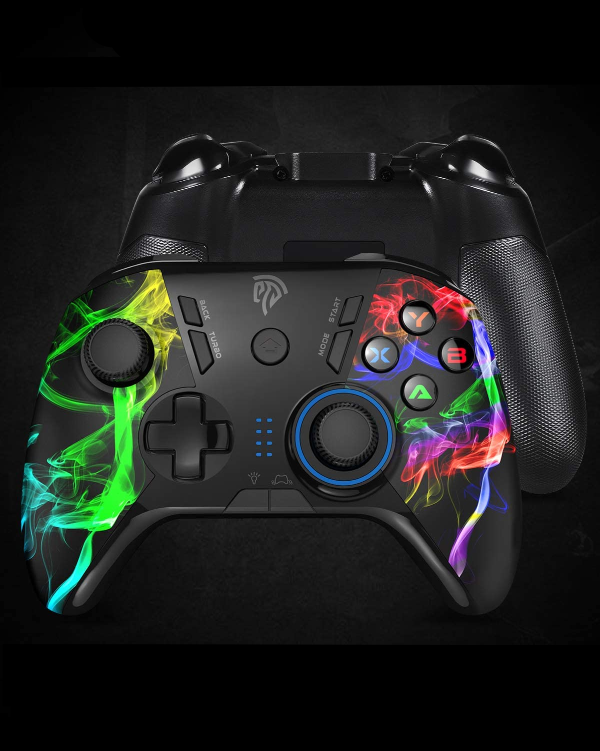 Kabelloser 2.4GHz Wireless Game Controller für Sony PlayStation PS3 / PC / Android (ESM-9110) - Bunt