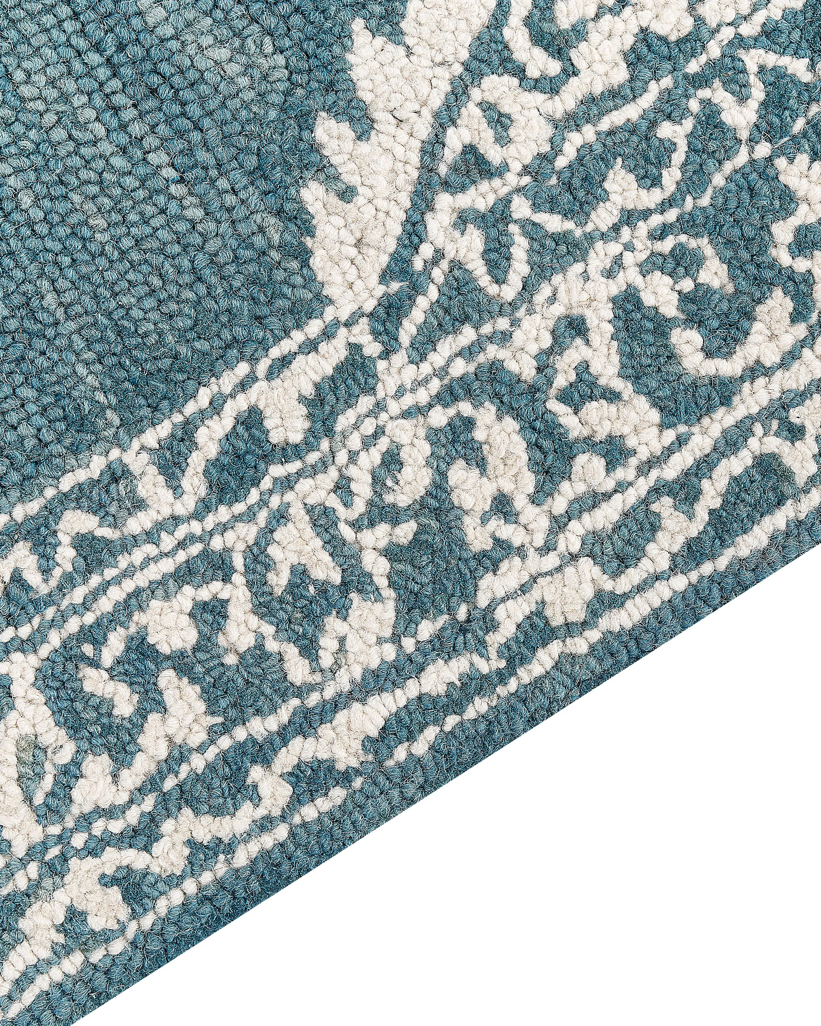 Vloerkleed GEVAS Blauw 160 x 230 cm Wol