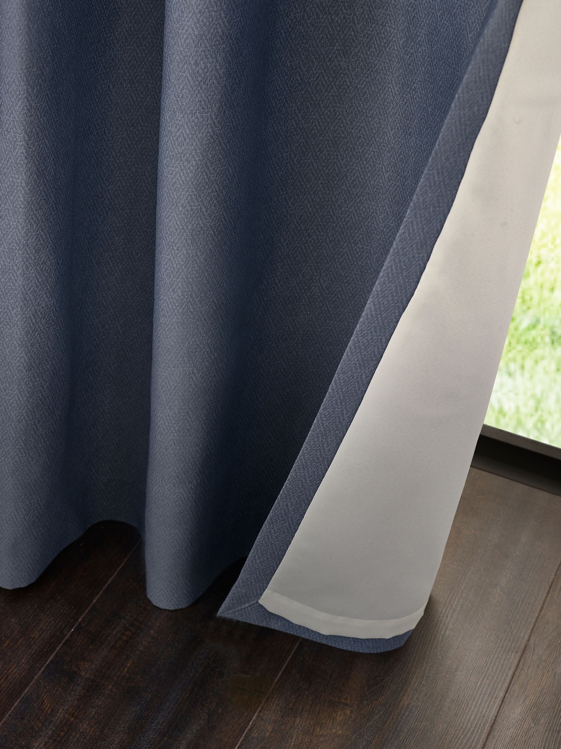 Catherine Lansfield Melville Lined Eyelet Curtains