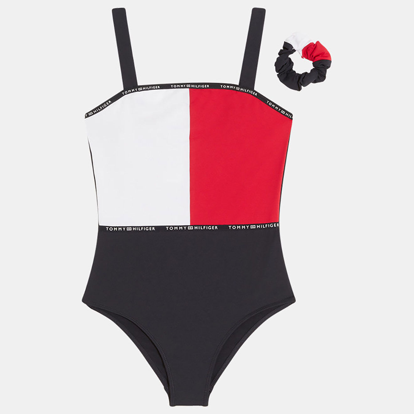 Tommy Hilfiger Maillot de bain 1 pièce bleu marine/blanc/rouge