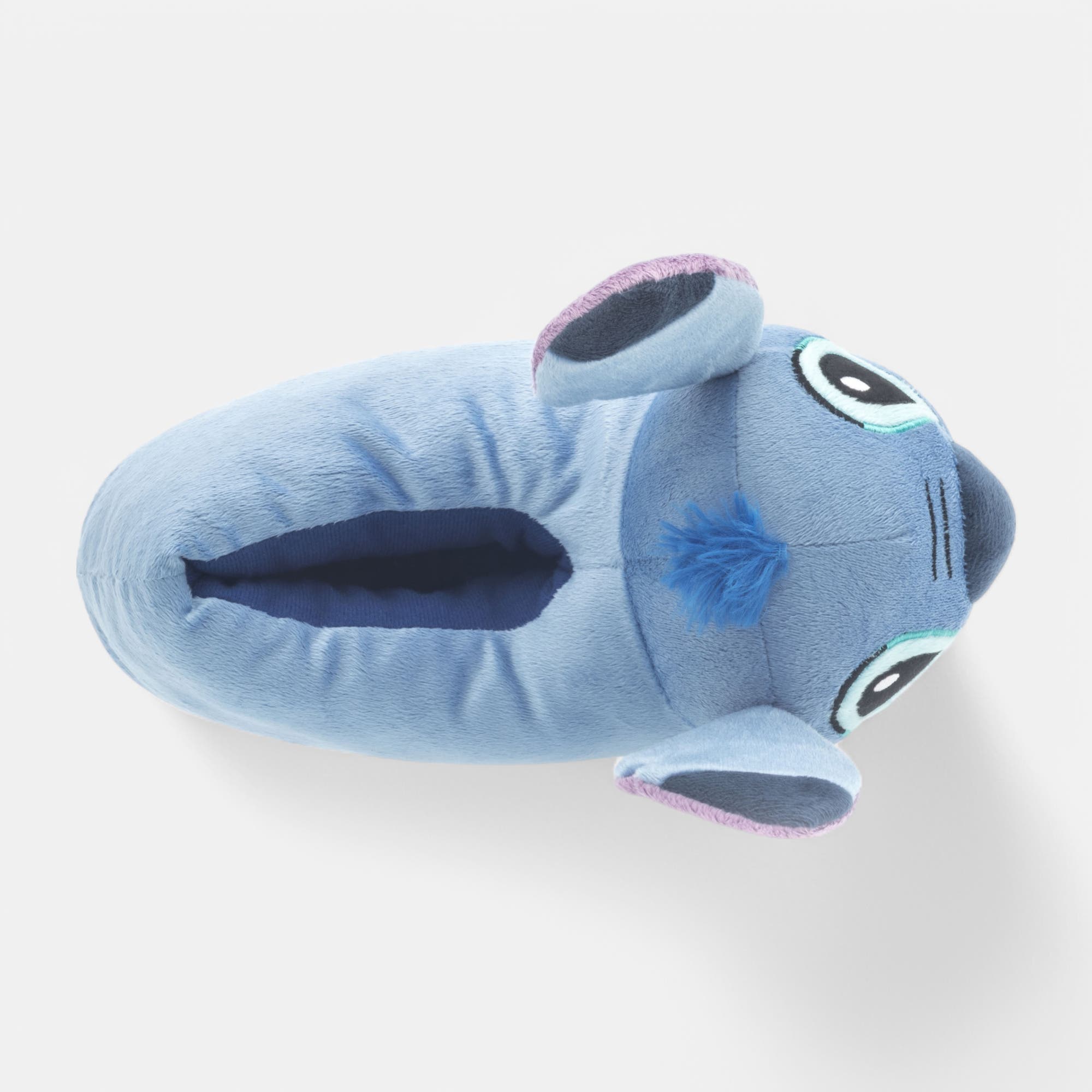 Pantoufles peluche Fille bleu
