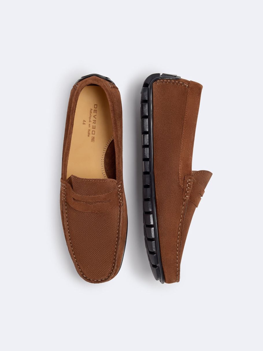 Mocassins en cuir