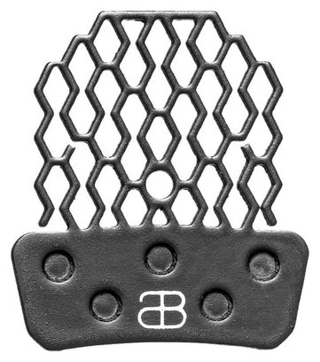 Paire de Plaquettes Organiques Absolute Black Graphène Aluminium Sram G2