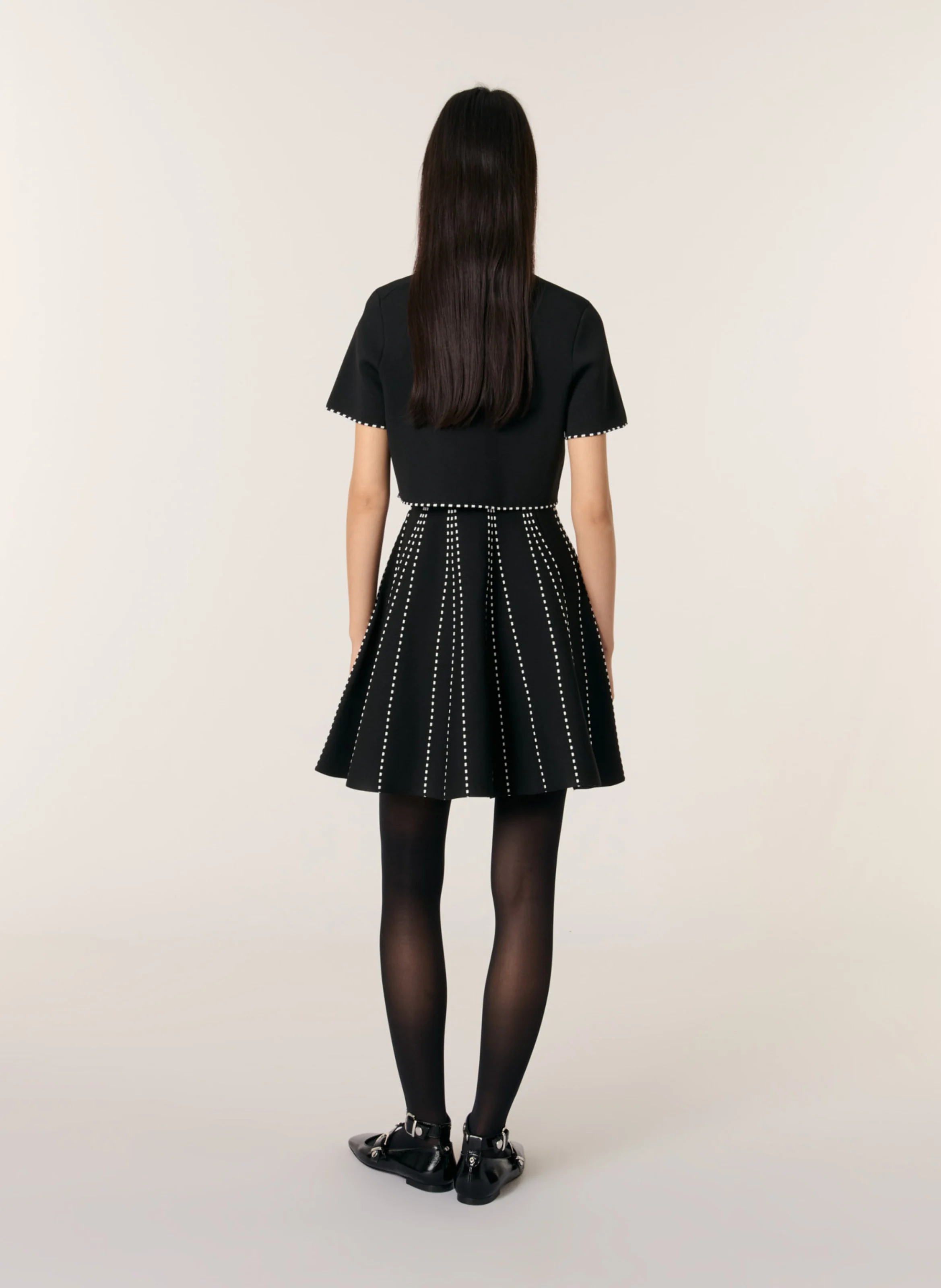 Cardigan col rond| Noir