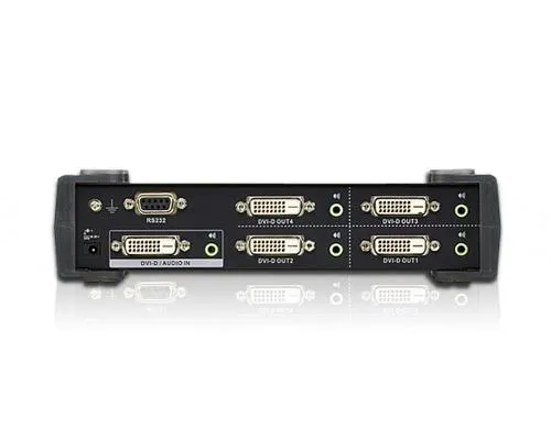 ATEN VanCryst VS174 - Video-/audiosplitter - 4 x DVI   4 x audio - desktop