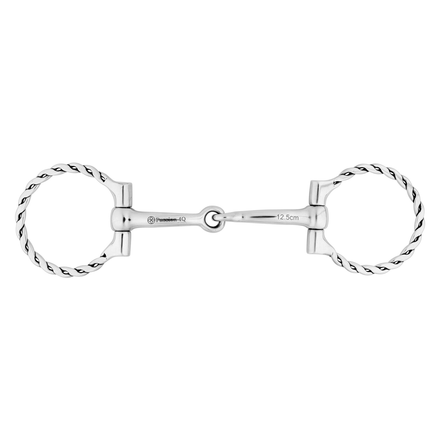 Passion 4Q Snaffle Bit mit D-Ringe  - silver