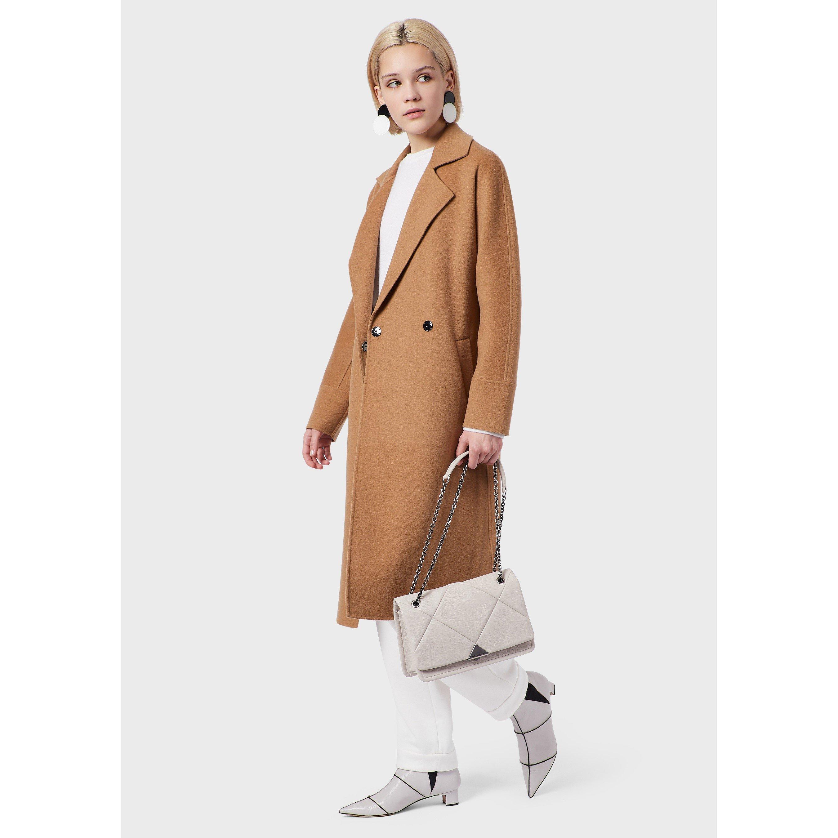 Emporio Armani Belted Overcoat