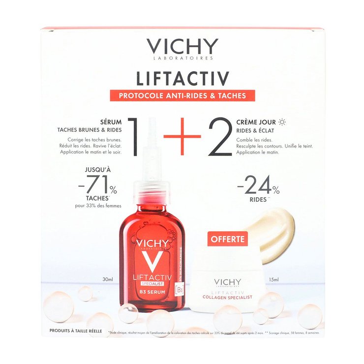 Coffret anti-tâches sérum 30ml + crème jour 15ml offerte