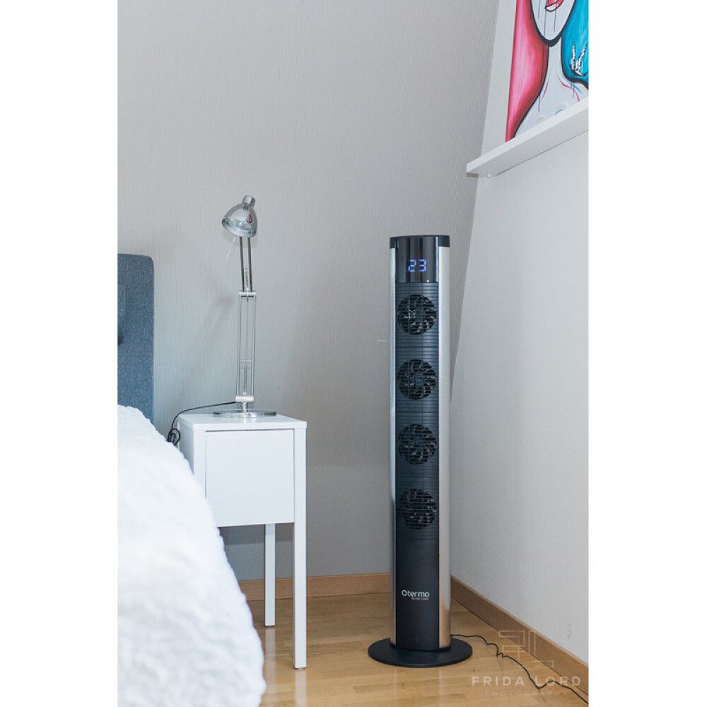 TÅRNVIFTE TERMO TITANO SVART 120CM