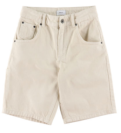 Grønt Shorts - Enzo - Raw White