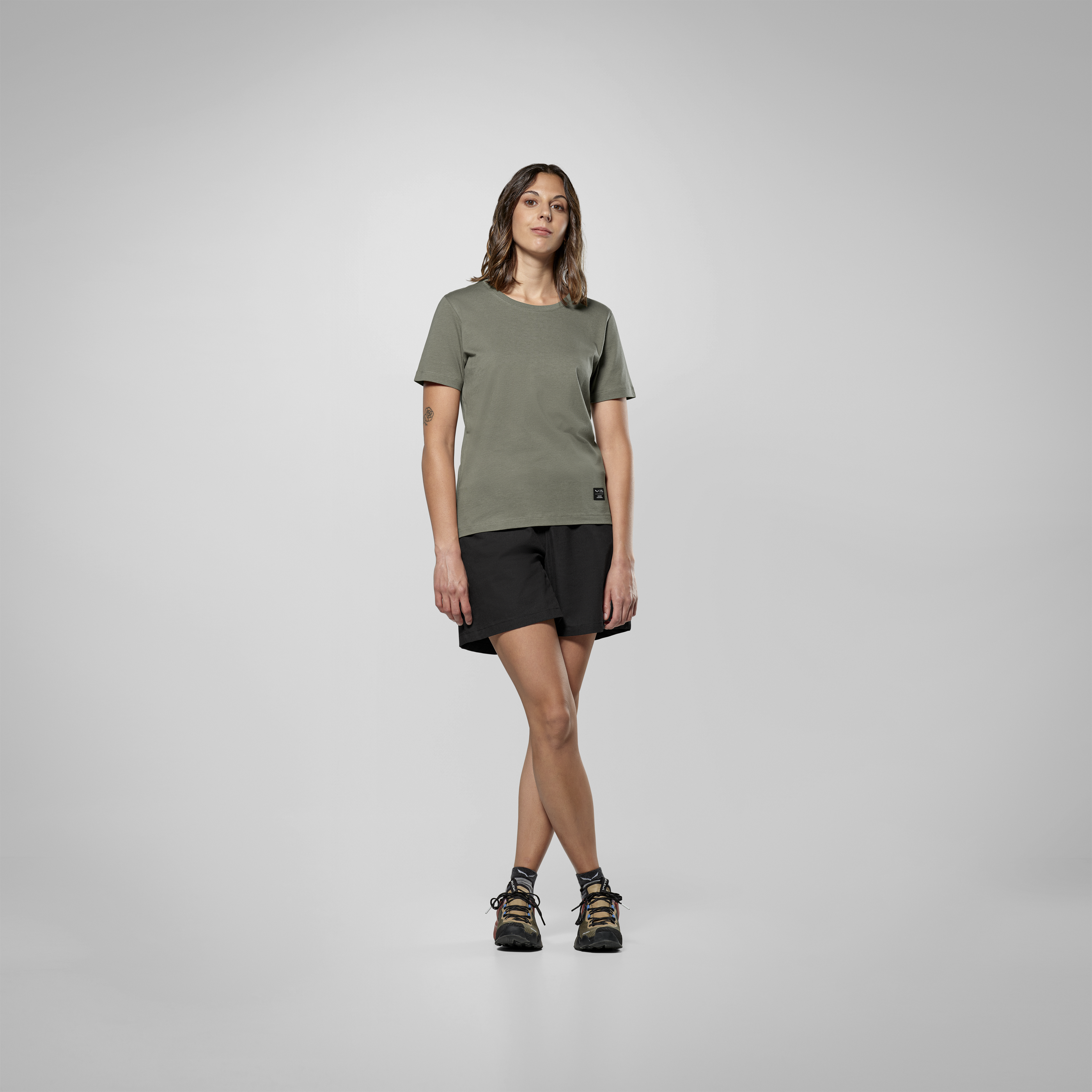 Eagle Logo Patch T-Shirt Damen