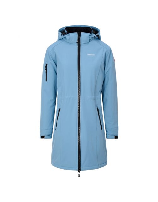 Nord Berg Padded Softshell Gitte Dames Lichtblauw - Vrijetijdskleding