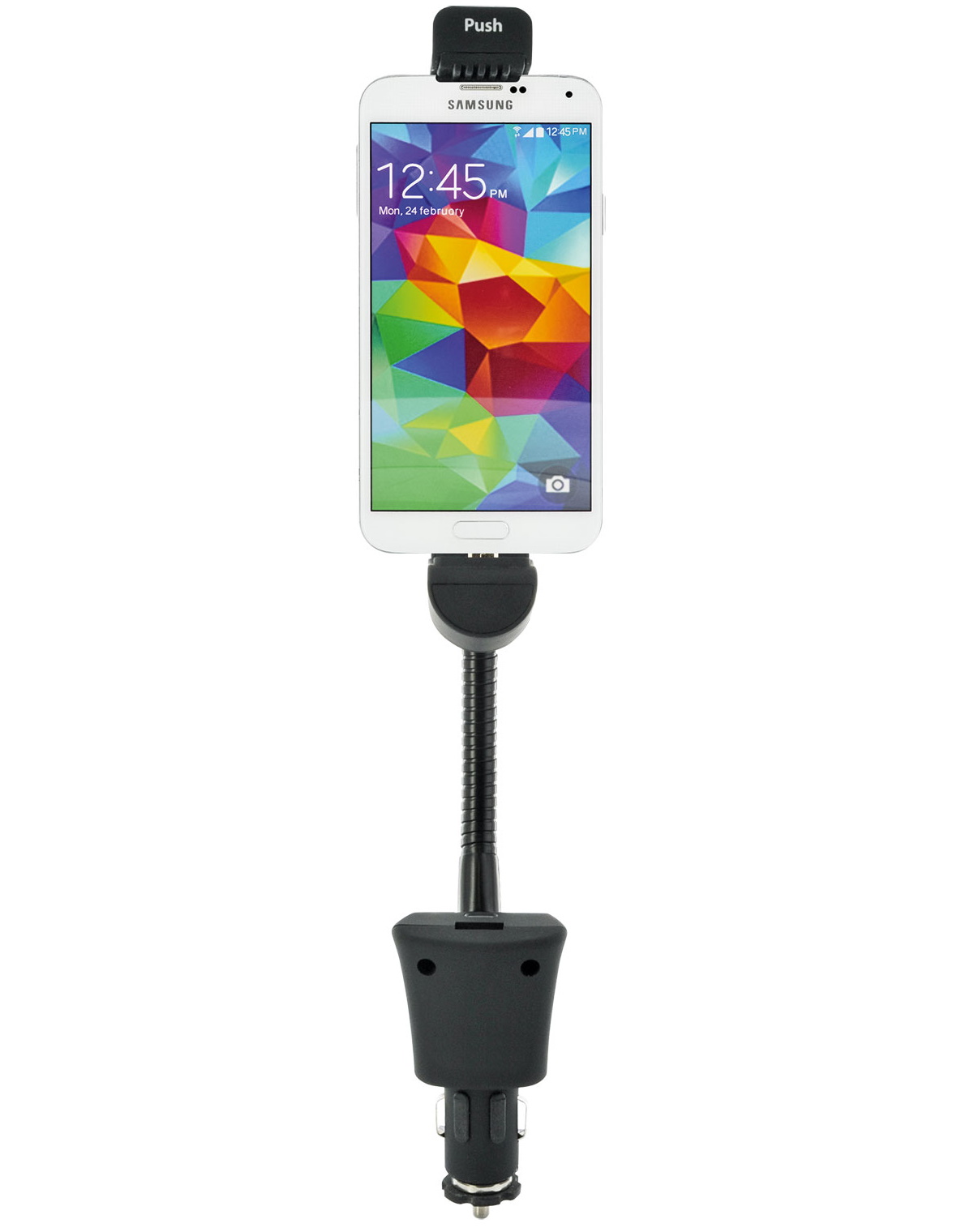 Schwaiger LHSA300M Micro USB Zwanenhals telefoonhouder