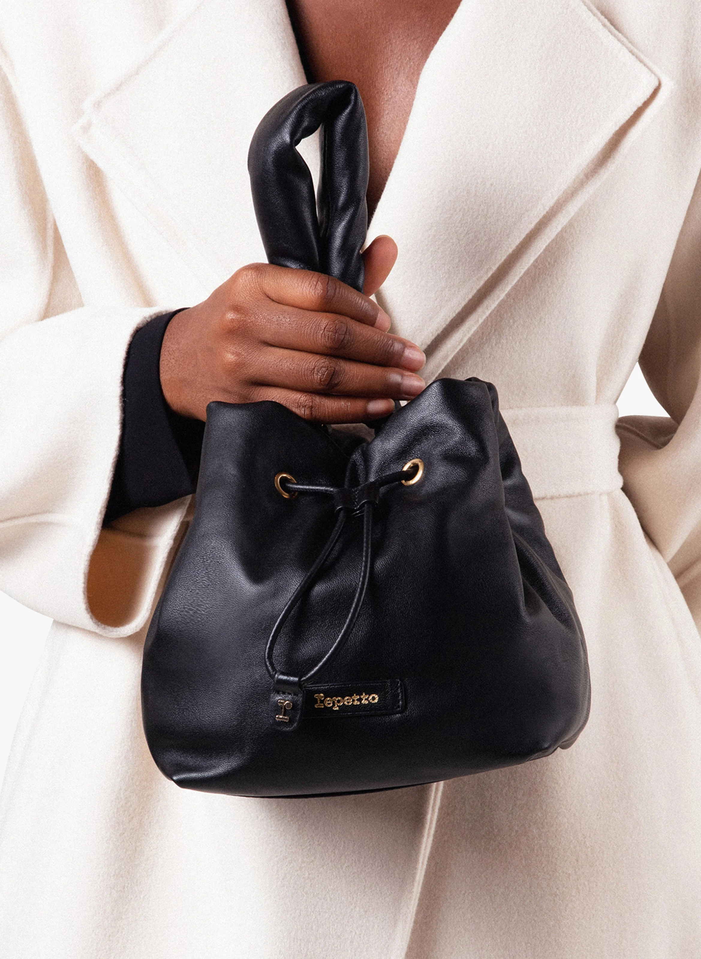PETITE TENDRESSE - Sac à main en cuir| Noir