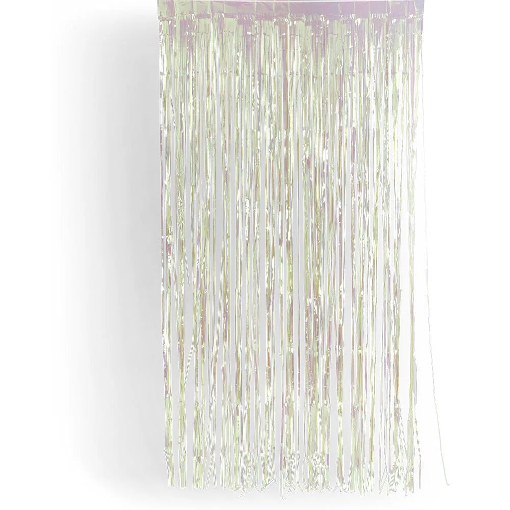 Rideau de porte anniversaire aluminium thème animaux sauvages 1x2m
