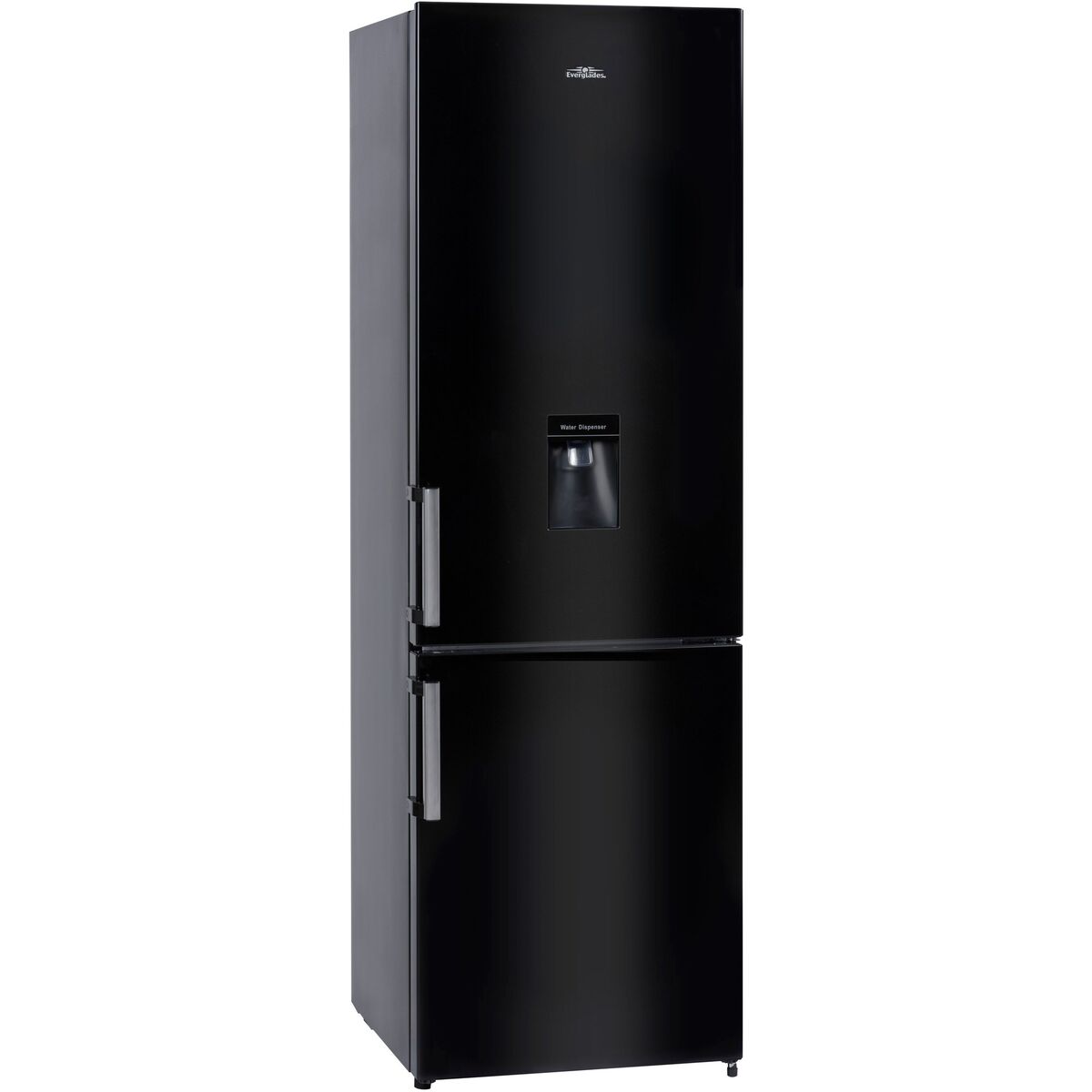 EVUD4049 kjøleskap/fryser med vanndispenser 198 + 71 liter, svart