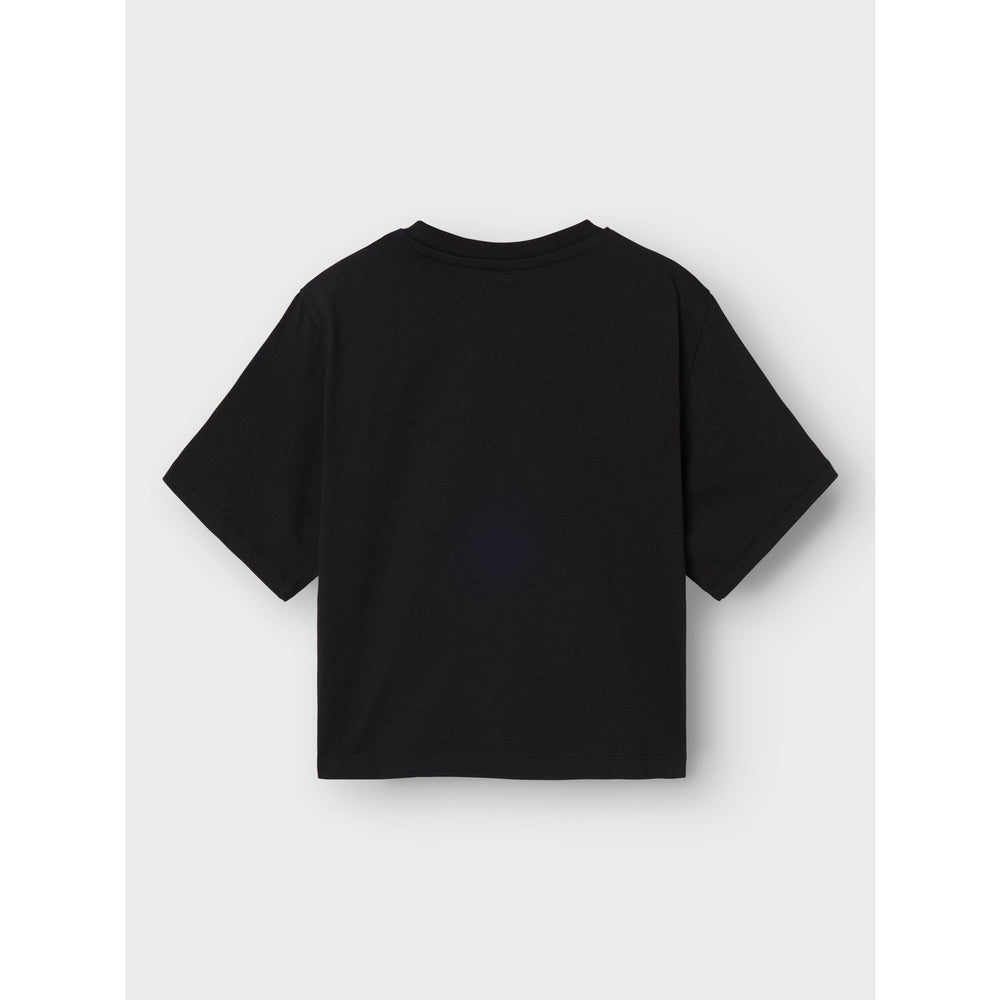 Køb Name It Black Rusa 2/4 Regular T-Shirt