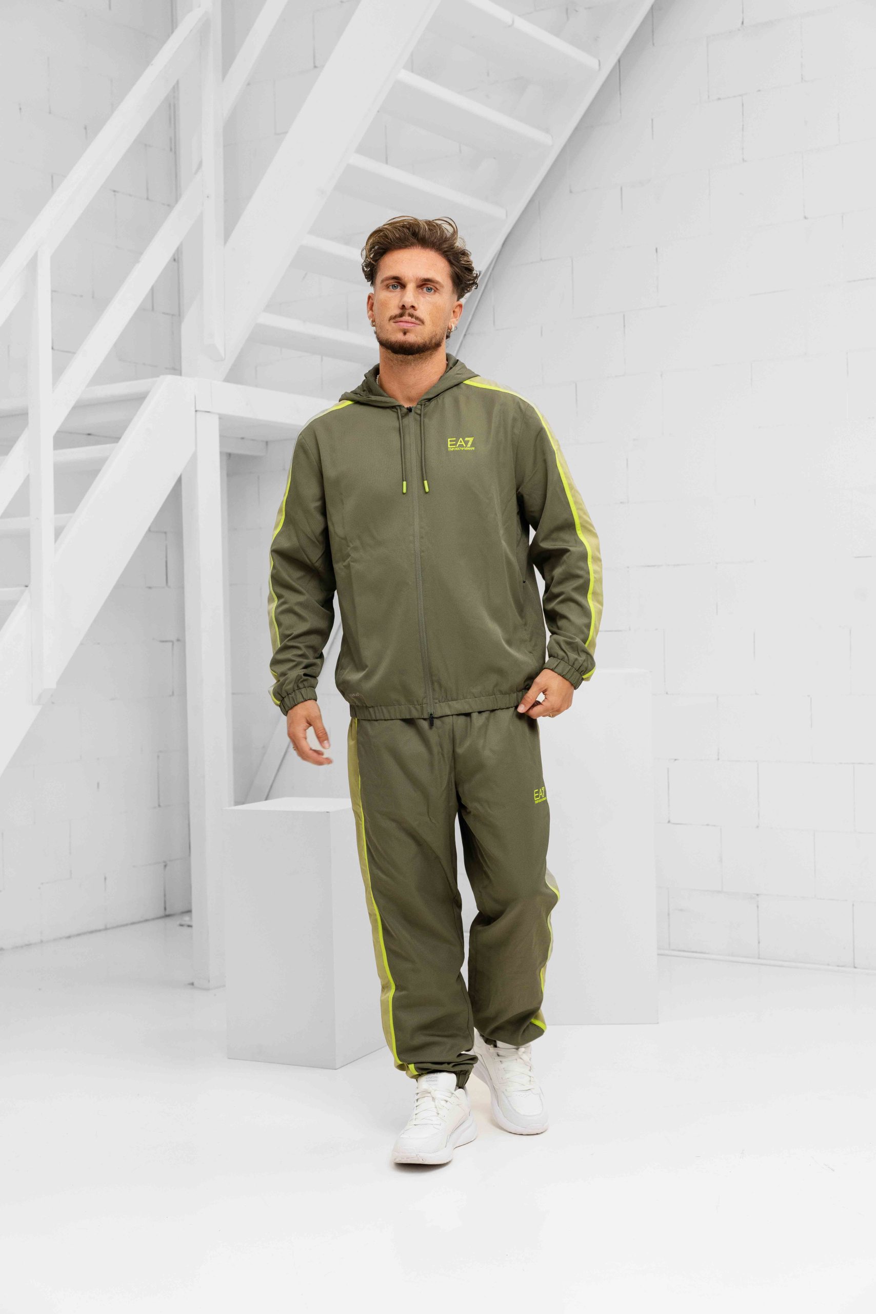 EA7 Emporio Armani 7M000643 Trainingspak Heren Groen