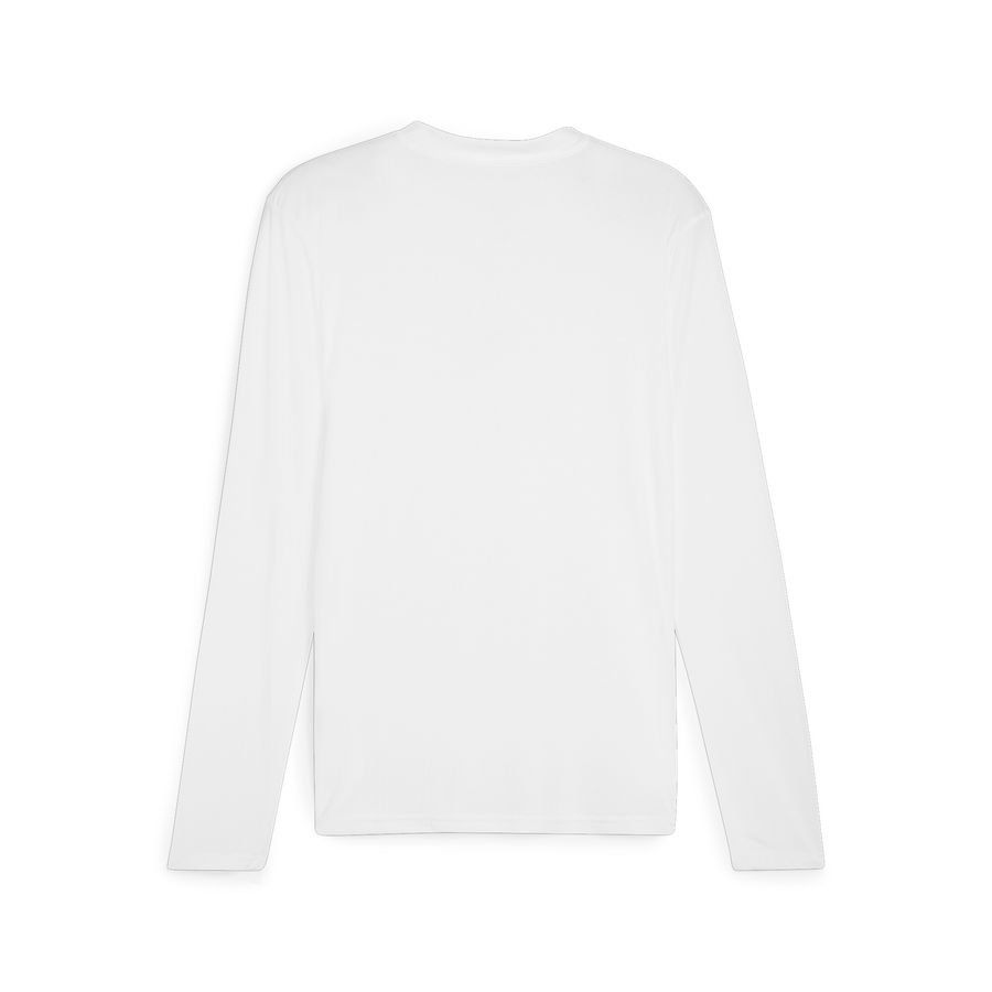 teamGOAL Baselayer Tee LS PUMA White-Feather Gray