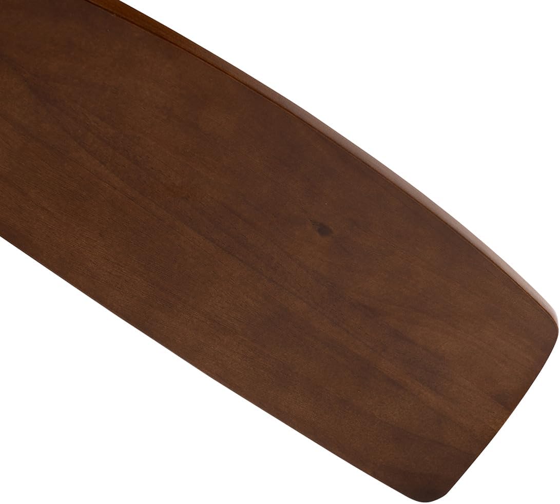QAZQA - Modern Deckenventilator mit beleuchtung schwarz mit Holz 131,5 cm inkl. LED Dimmbar mit Fernbedienung - Jerri Dimmer I Dimmbar I Wohnzimmer I Schlafzimmer - Stahl Rund - I (nicht austauschbare