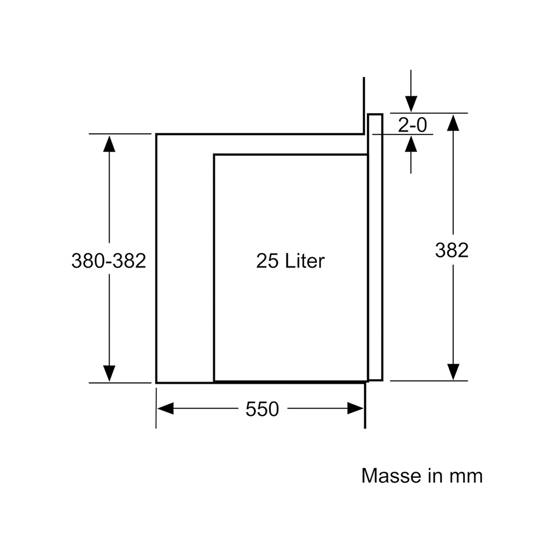 Bosch BFL554MS0 Einbau-Mikrowelle Edelstahl