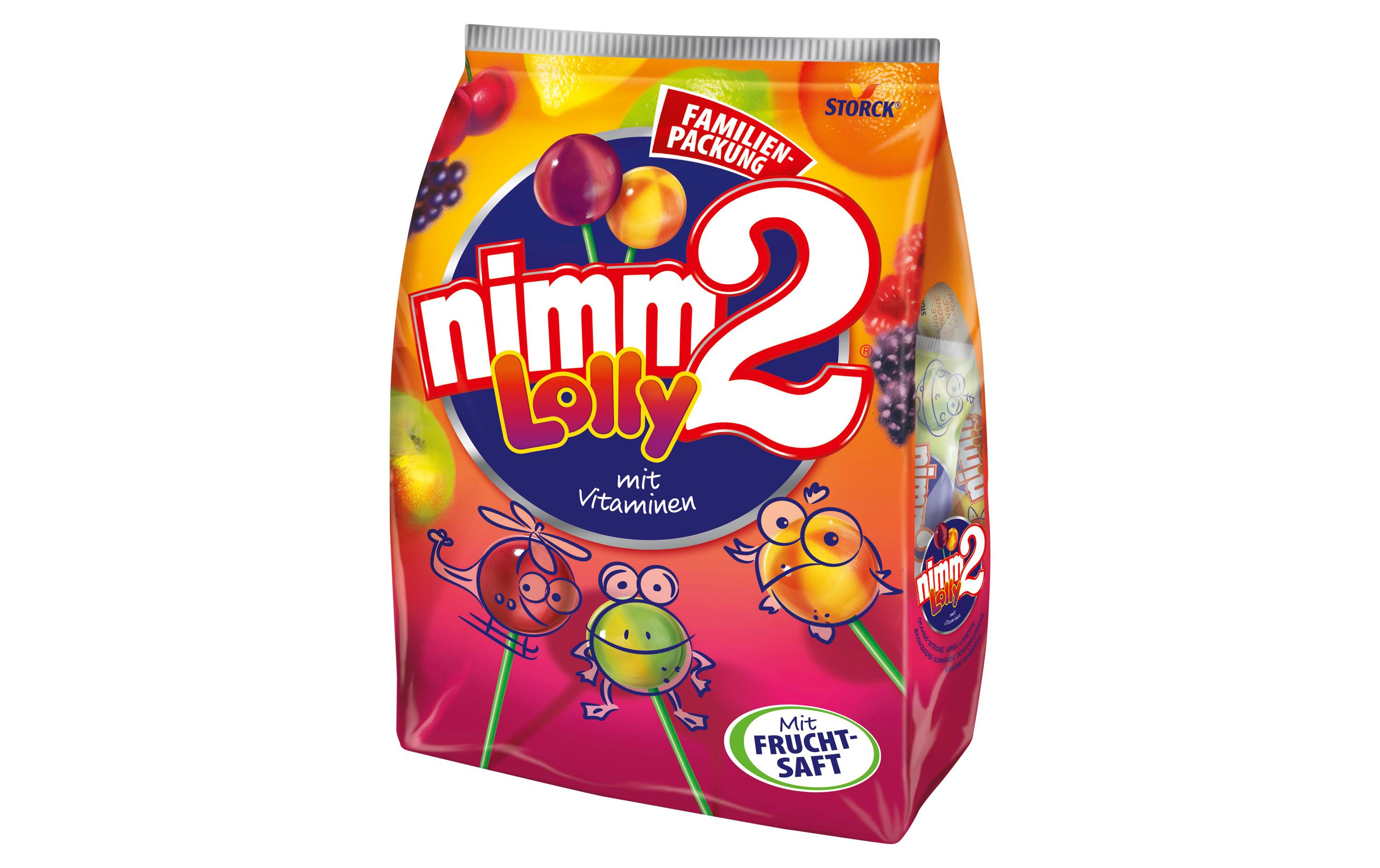 Lollipop Nimm2 Lolly 200 gFrucht-Stielbonbons mit Vitaminen